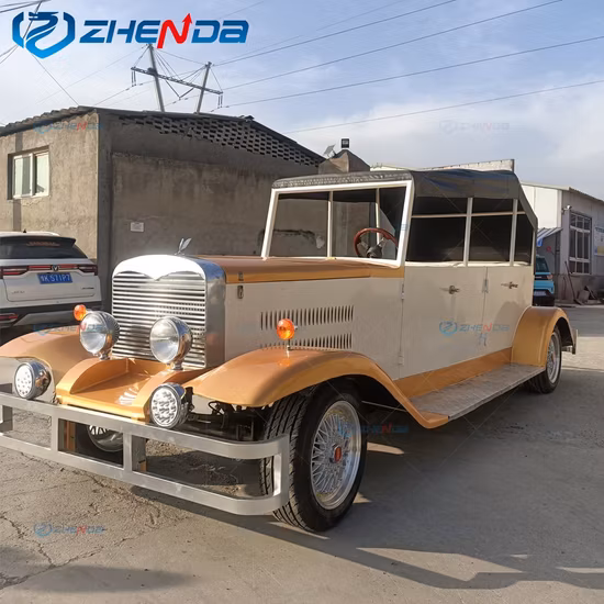 전기 클래식 레트로 버스/전기 빈티지 자동차(진공 타이어 포함)